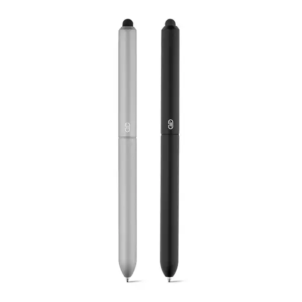 Kugelschreiber aus Aluminium mit Touchpen-Spitze – Ansicht 2