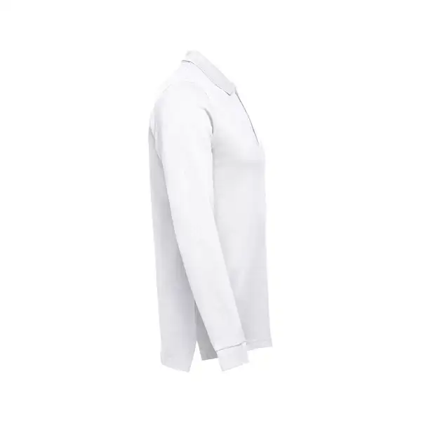 Langarm-Poloshirt aus Baumwolle für Herren – Ansicht 3
