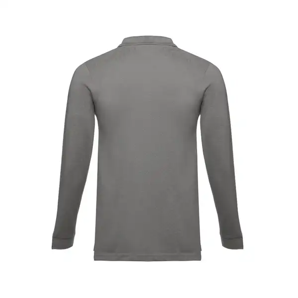 Langarm-Poloshirt für Herren aus kardierter Baumwolle – Ansicht 2