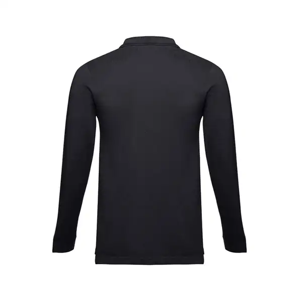 Langarm-Poloshirt für Herren aus kardierter Baumwolle – Ansicht 5