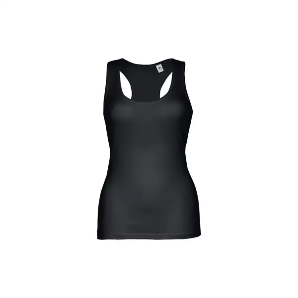 Ärmelloses Baumwoll-T-Shirt für Frauen – Ansicht 4