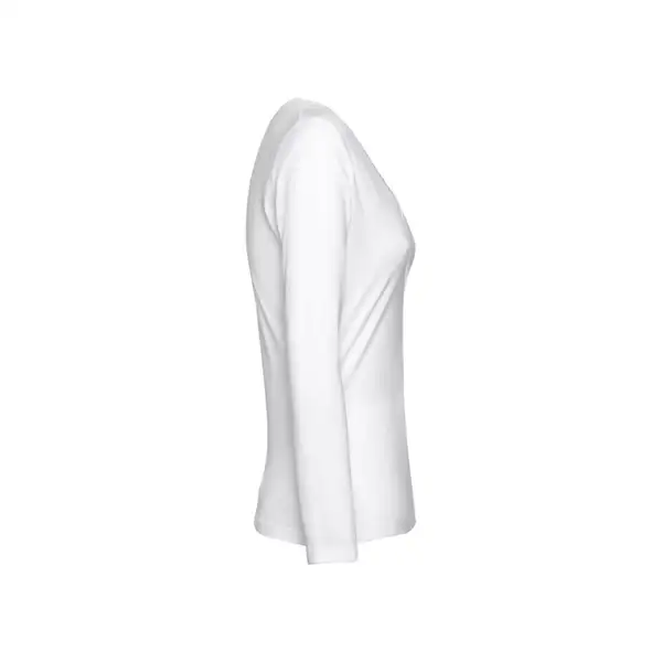 Langärmeliges tailliertes T-Shirt für Frauen – Ansicht 4