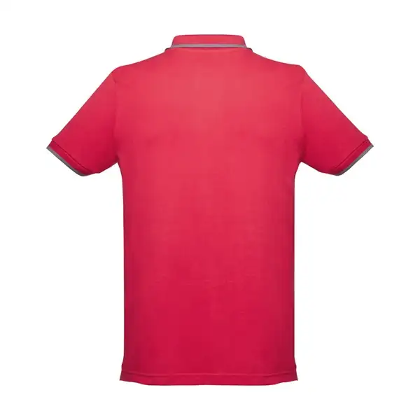 Zweifarbiges Baumwoll-Poloshirt für Herren – Ansicht 5
