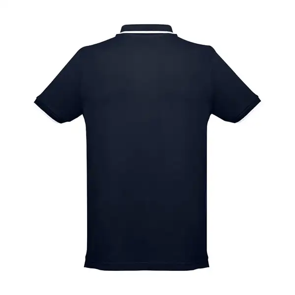 Zweifarbiges Baumwoll-Poloshirt für Herren – Ansicht 17