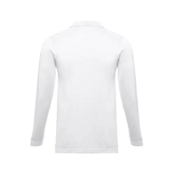 Langarm-Poloshirt aus Baumwolle für Herren – Ansicht 3