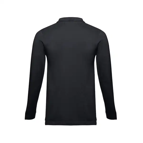 Langarm-Poloshirt für Herren aus kardierter Baumwolle – Ansicht 3