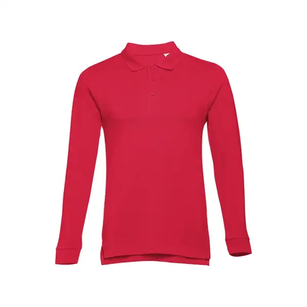 Langarm-Poloshirt für Herren aus kardierter Baumwolle – Ansicht 9