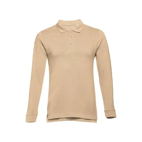 Langarm-Poloshirt für Herren aus kardierter Baumwolle – Ansicht 14