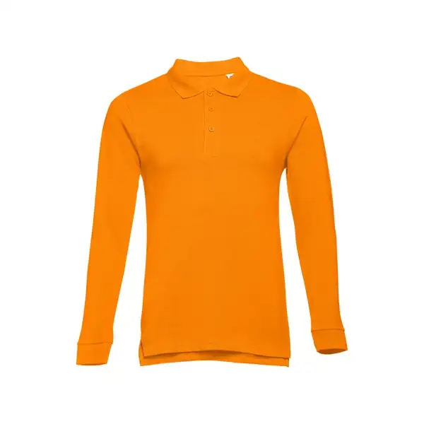 Langarm-Poloshirt für Herren aus kardierter Baumwolle – Ansicht 34