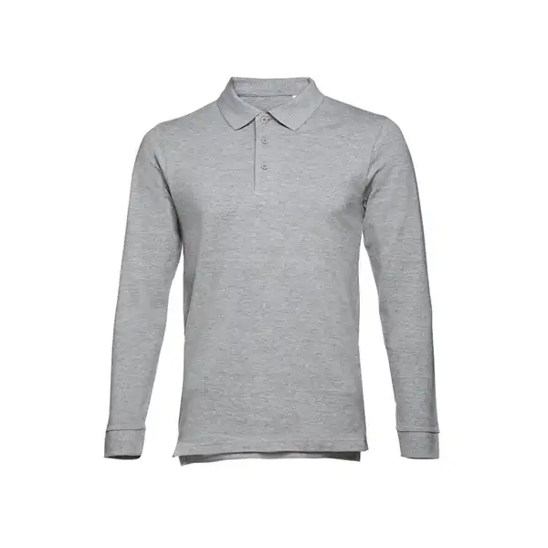 Langarm-Poloshirt für Herren aus kardierter Baumwolle – Ansicht 37