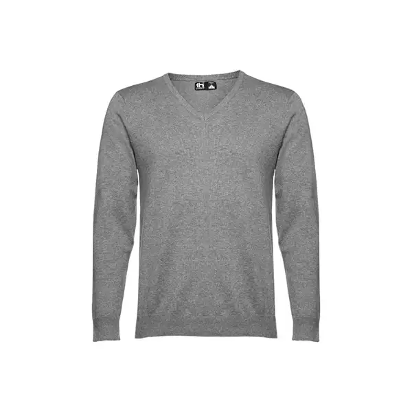 Herren-Pullover mit V-Ausschnitt aus Baumwolle und Polyamid – Ansicht 10
