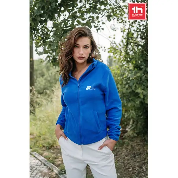 Polarfleecejacke aus Polyester mit Gürtel für Damen – Ansicht 28