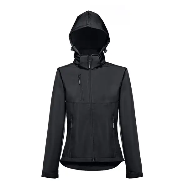 Gürtel-Softshell-Jacke für Damen – Ansicht 4