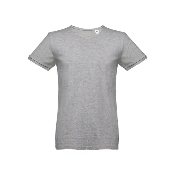 Kurzärmeliges Herren-T-Shirt aus gekämmter Baumwolle – Ansicht 2