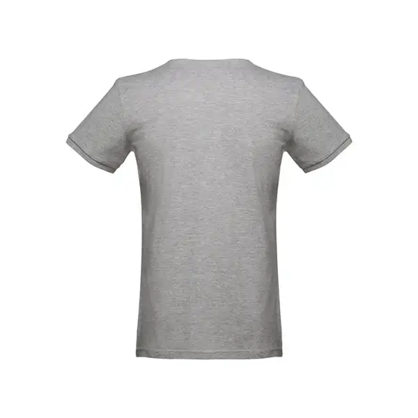 Kurzärmeliges Herren-T-Shirt aus gekämmter Baumwolle – Ansicht 3