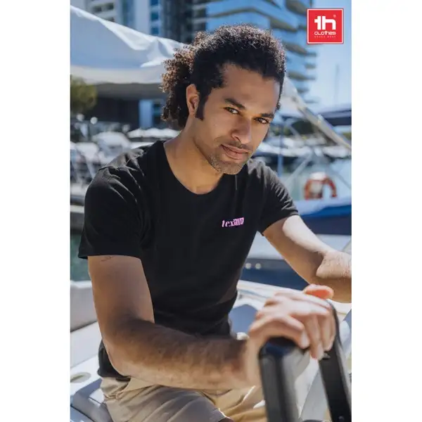 Kurzärmeliges Herren-T-Shirt aus gekämmter Baumwolle – Ansicht 5