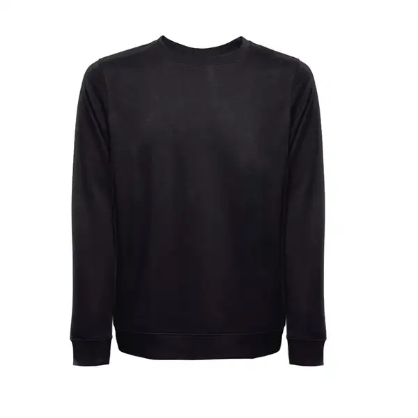 Sweatshirt (unisex) aus italienischem Frottee ohne Knopfleiste – Ansicht 1