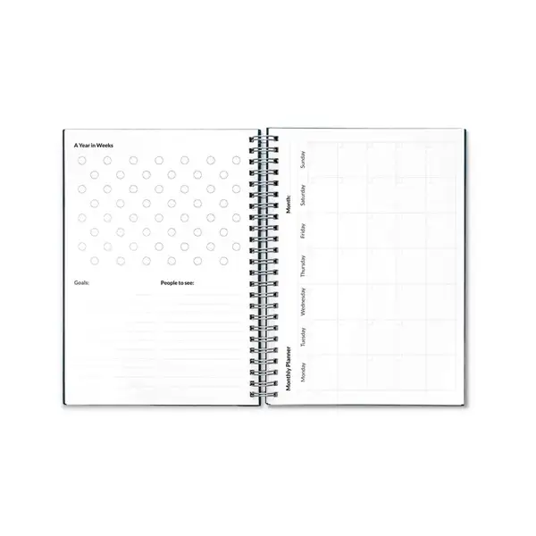 Set bestehend aus einem "Infinity Tagebuch", Reinigungsset, Marker und Markerhalter – Ansicht 9