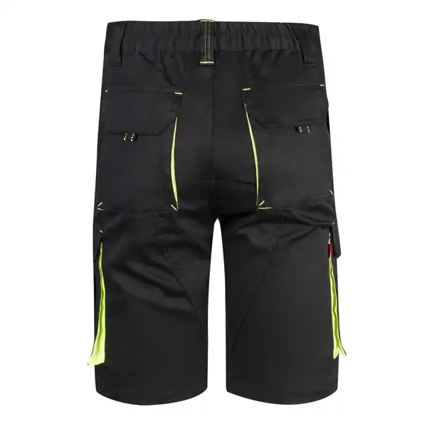 Zweifarbige Stretch-Bermudashorts mit mehreren Taschen (240 g/m²) aus Baumwolle (46 %), EME (38 %) und Polyester (16 %) – Ansicht 2
