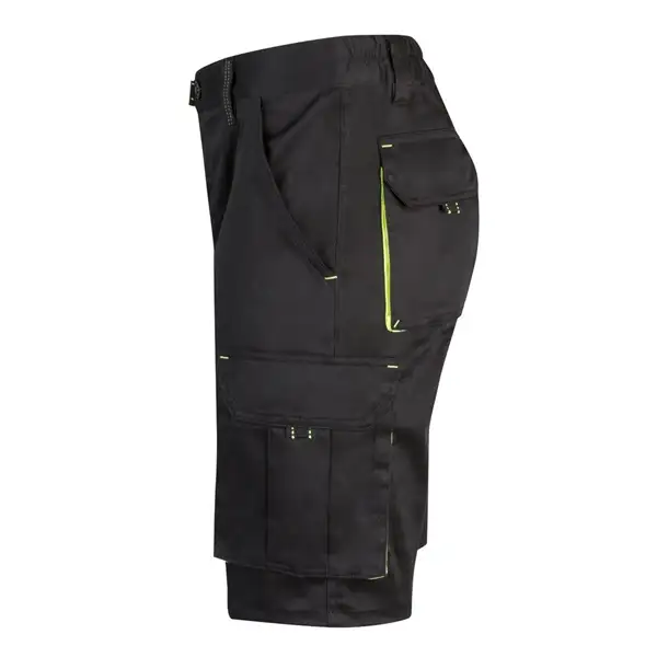 Zweifarbige Stretch-Bermudashorts mit mehreren Taschen (240 g/m²) aus Baumwolle (46 %), EME (38 %) und Polyester (16 %) – Ansicht 3