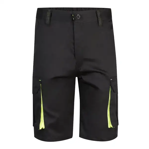Zweifarbige Stretch-Bermudashorts mit mehreren Taschen (240 g/m²) aus Baumwolle (46 %), EME (38 %) und Polyester (16 %) – Ansicht 1