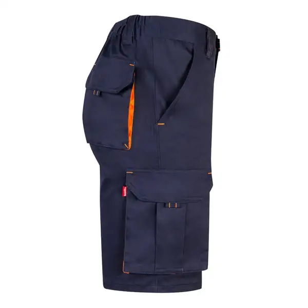 Zweifarbige Stretch-Bermudashorts mit mehreren Taschen (240 g/m²) aus Baumwolle (46 %), EME (38 %) und Polyester (16 %) – Ansicht 28