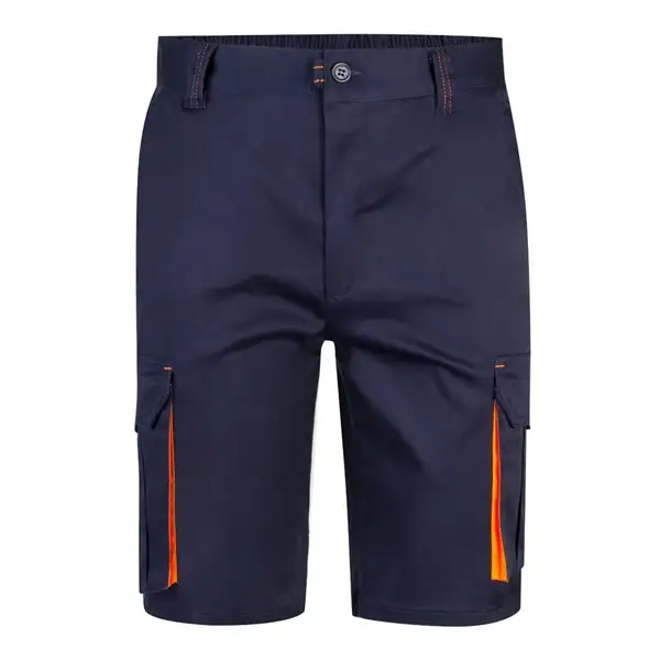 Zweifarbige Stretch-Bermudashorts mit mehreren Taschen (240 g/m²) aus Baumwolle (46 %), EME (38 %) und Polyester (16 %) – Ansicht 25