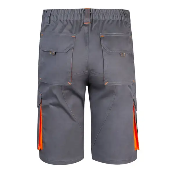 Zweifarbige Stretch-Bermudashorts mit mehreren Taschen (240 g/m²) aus Baumwolle (46 %), EME (38 %) und Polyester (16 %) – Ansicht 32