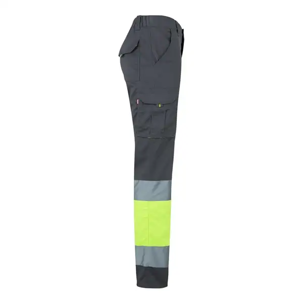 Zweifarbige Stretch-Hose mit mehreren Taschen (240 g/m²), aus Baumwolle (46 %), EME (38 %) und Polyester (16 %) – Ansicht 10