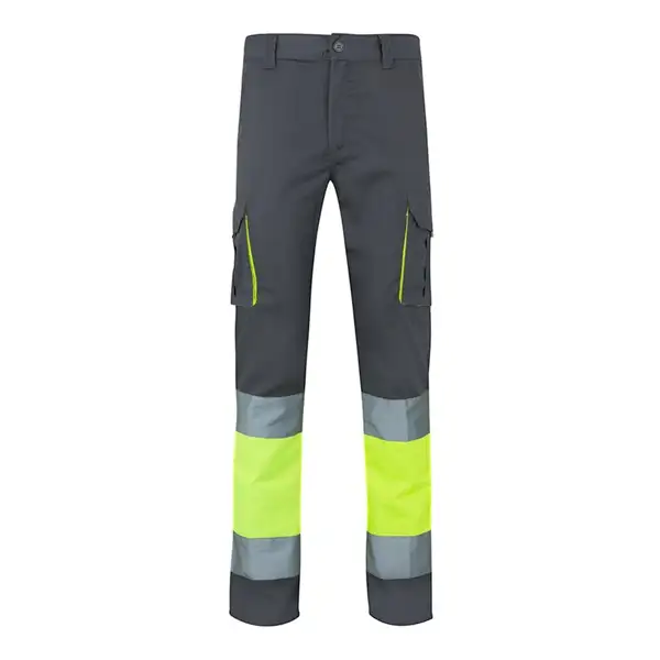 Zweifarbige Stretch-Hose mit mehreren Taschen (240 g/m²), aus Baumwolle (46 %), EME (38 %) und Polyester (16 %) – Ansicht 7