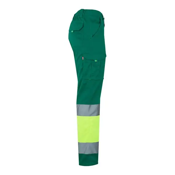 Zweifarbige Stretch-Hose mit mehreren Taschen (240 g/m²), aus Baumwolle (46 %), EME (38 %) und Polyester (16 %) – Ansicht 16