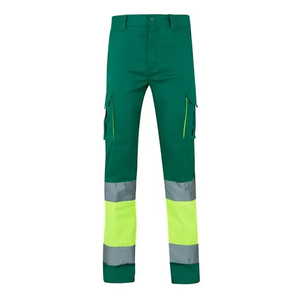 Zweifarbige Stretch-Hose mit mehreren Taschen (240 g/m²), aus Baumwolle (46 %), EME (38 %) und Polyester (16 %) – Ansicht 13
