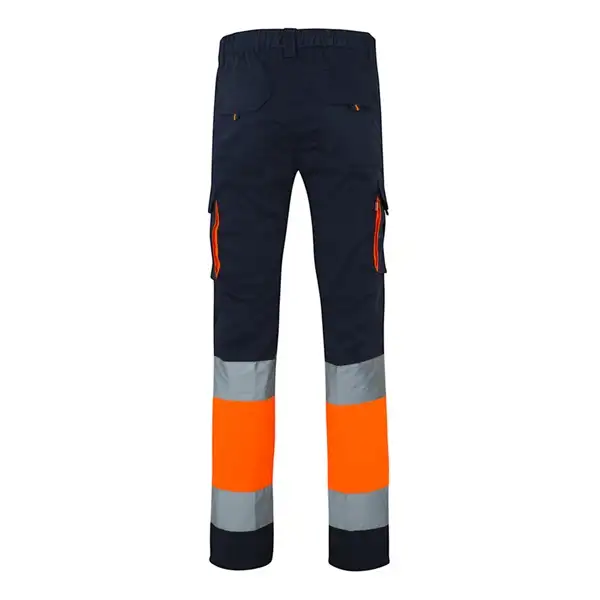 Zweifarbige Stretch-Hose mit mehreren Taschen (240 g/m²), aus Baumwolle (46 %), EME (38 %) und Polyester (16 %) – Ansicht 20
