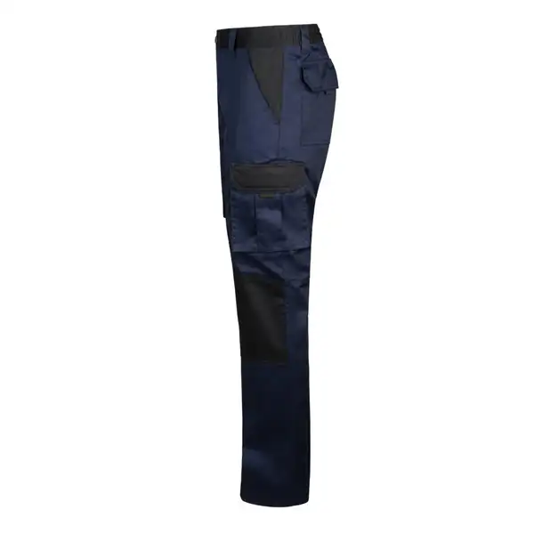 Zweifarbige Twill-Hose mit mehreren Taschen (240 g/m²), aus Baumwolle (35%) und Polyester (65%) – Ansicht 3