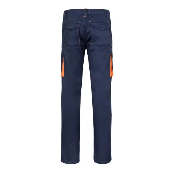 Zweifarbige Stretch-Hose mit mehreren Taschen (240 g/m²), aus Baumwolle (46 %), EME (38 %) und Polyester (16 %) – Ansicht 14