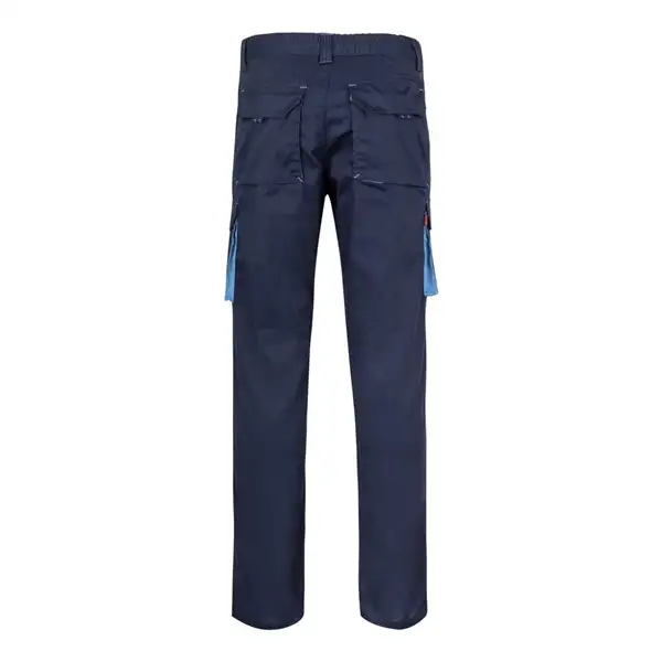 Zweifarbige Stretch-Hose mit mehreren Taschen (240 g/m²), aus Baumwolle (46 %), EME (38 %) und Polyester (16 %) – Ansicht 62