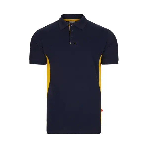 Zweifarbiges Piqué-Poloshirt (180 g/m²), kurzärmelig, aus Baumwolle (60%) und Polyester (40%) – Ansicht 4