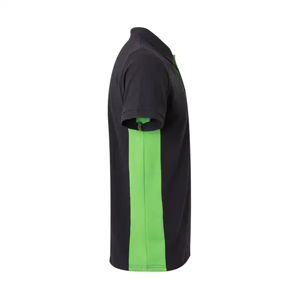 Zweifarbiges Piqué-Poloshirt (180 g/m²), kurzärmelig, aus Baumwolle (60%) und Polyester (40%) – Ansicht 39