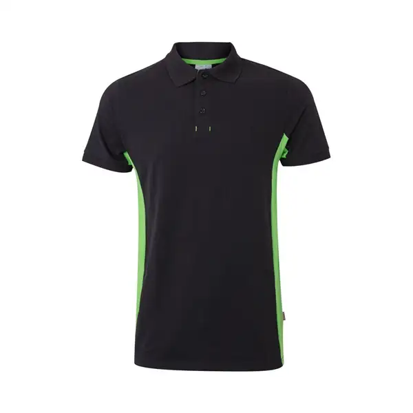 Zweifarbiges Piqué-Poloshirt (180 g/m²), kurzärmelig, aus Baumwolle (60%) und Polyester (40%) – Ansicht 37