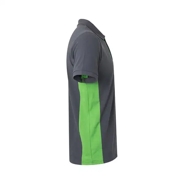 Zweifarbiges Piqué-Poloshirt (180 g/m²), kurzärmelig, aus Baumwolle (60%) und Polyester (40%) – Ansicht 45