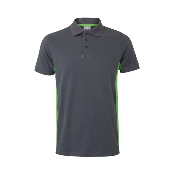 Zweifarbiges Piqué-Poloshirt (180 g/m²), kurzärmelig, aus Baumwolle (60%) und Polyester (40%) – Ansicht 43