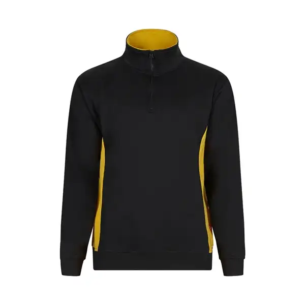 Zweifarbiges Frottee-Sweatshirt (260 g/m²), aus Polyester (65 %) und Baumwolle (35 %) – Ansicht 1