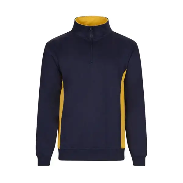 Zweifarbiges Frottee-Sweatshirt (260 g/m²), aus Polyester (65 %) und Baumwolle (35 %) – Ansicht 4