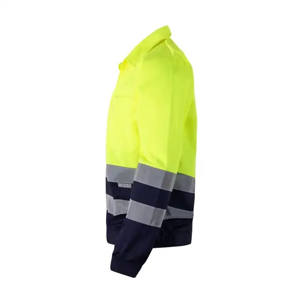 Zweifarbige Twill-Jacke (210g/m²) aus Polyester (80%) und Baumwolle (20%) – Ansicht 3