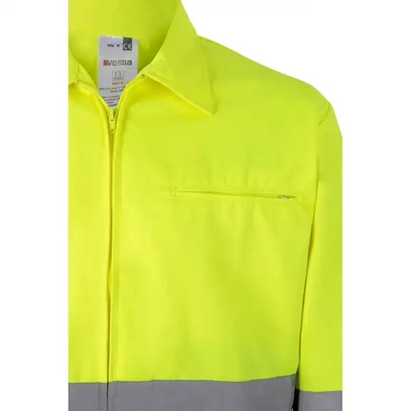 Zweifarbige Twill-Jacke (210g/m²) aus Polyester (80%) und Baumwolle (20%) – Ansicht 9