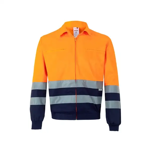 Zweifarbige Twill-Jacke (210g/m²) aus Polyester (80%) und Baumwolle (20%) – Ansicht 16