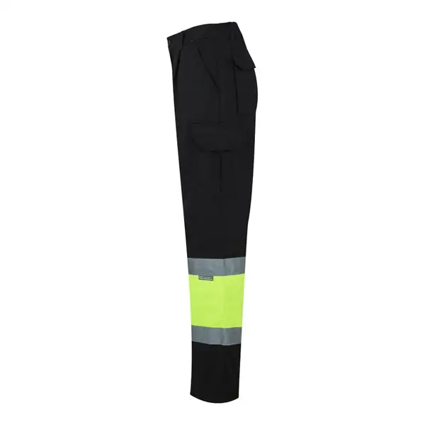 Zweifarbige Twill-Hose mit mehreren Taschen (210 g/m²), aus Baumwolle (20%) und Polyester (80%) – Ansicht 3