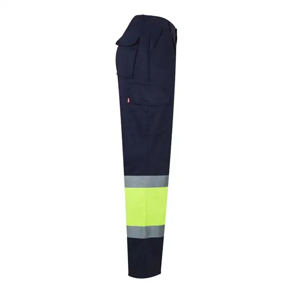 Zweifarbige Twill-Hose mit mehreren Taschen (210 g/m²), aus Baumwolle (20%) und Polyester (80%) – Ansicht 10