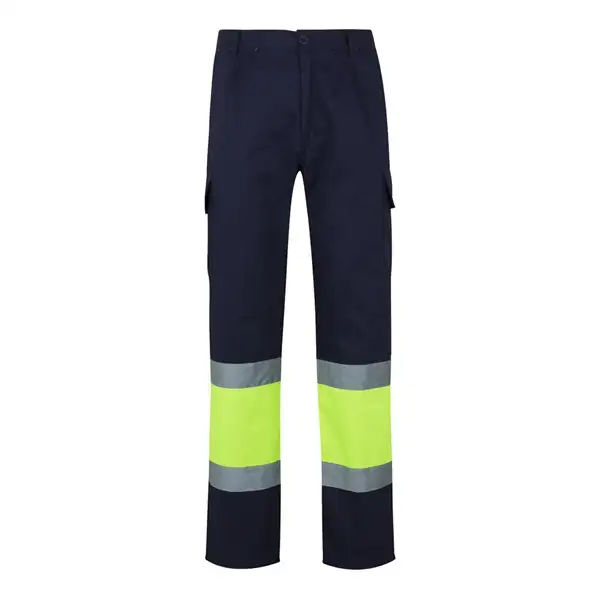 Zweifarbige Twill-Hose mit mehreren Taschen (210 g/m²), aus Baumwolle (20%) und Polyester (80%) – Ansicht 7