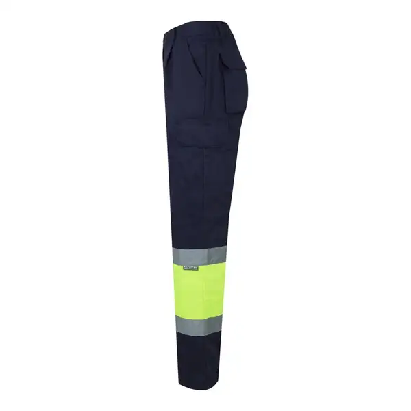 Zweifarbige Twill-Hose mit mehreren Taschen (210 g/m²), aus Baumwolle (20%) und Polyester (80%) – Ansicht 9